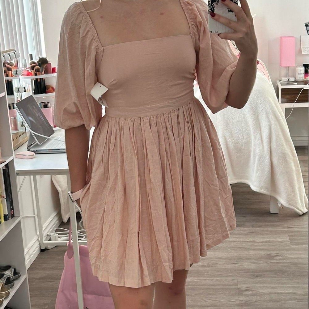 Shop Ivory Belle Pink Mini Dress size M